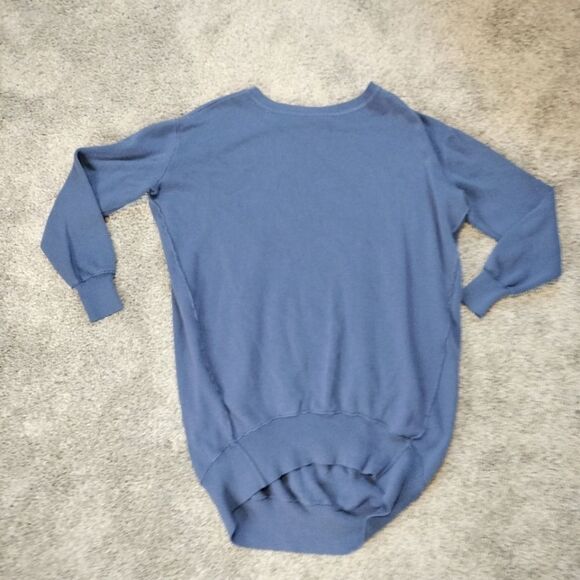Anthropologie Sweaters - Saturday Sunday Women's Blue Long Thick Oversized Sleeve Sweater Sz XL